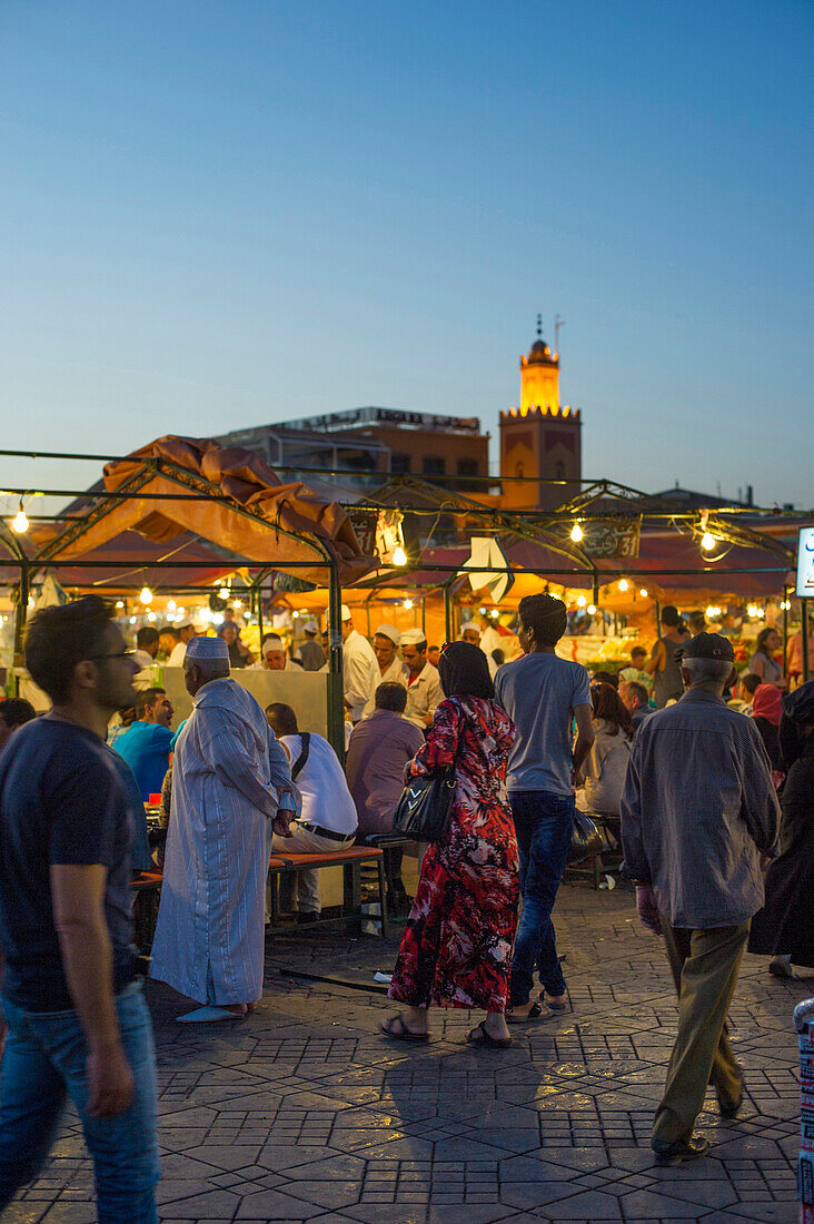 Medina, Djemaa el Fna, UNESCO World Hertitage Site, Marrakesh, Morocco