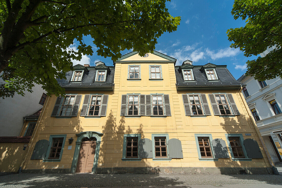 Schiller Museum, Schillerstrasse, Weimar, Thuringia, Germany