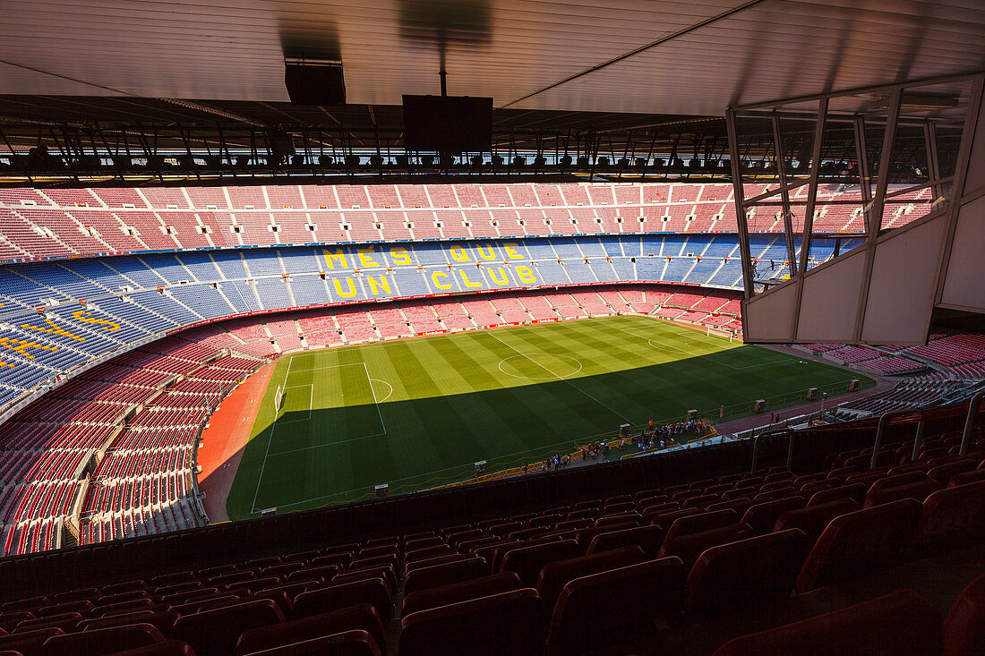 Camp Nou, Stadion des FC Barcelona, Camp Nou Experience Tour, Barcelona, Katalonien, Spanien, Europa