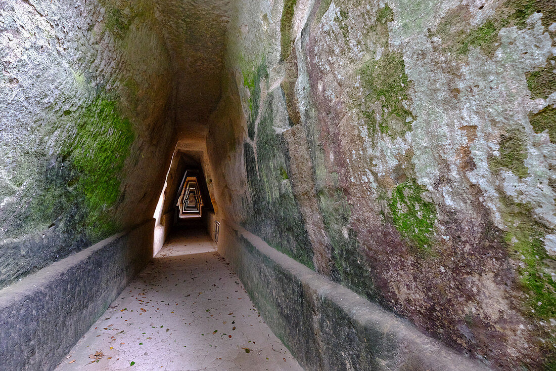 Antro della Sibilla, Cave of the Sibyl, Cumae, Bacoli, Pozzuoli, Naples, Campania, Italy, Europe