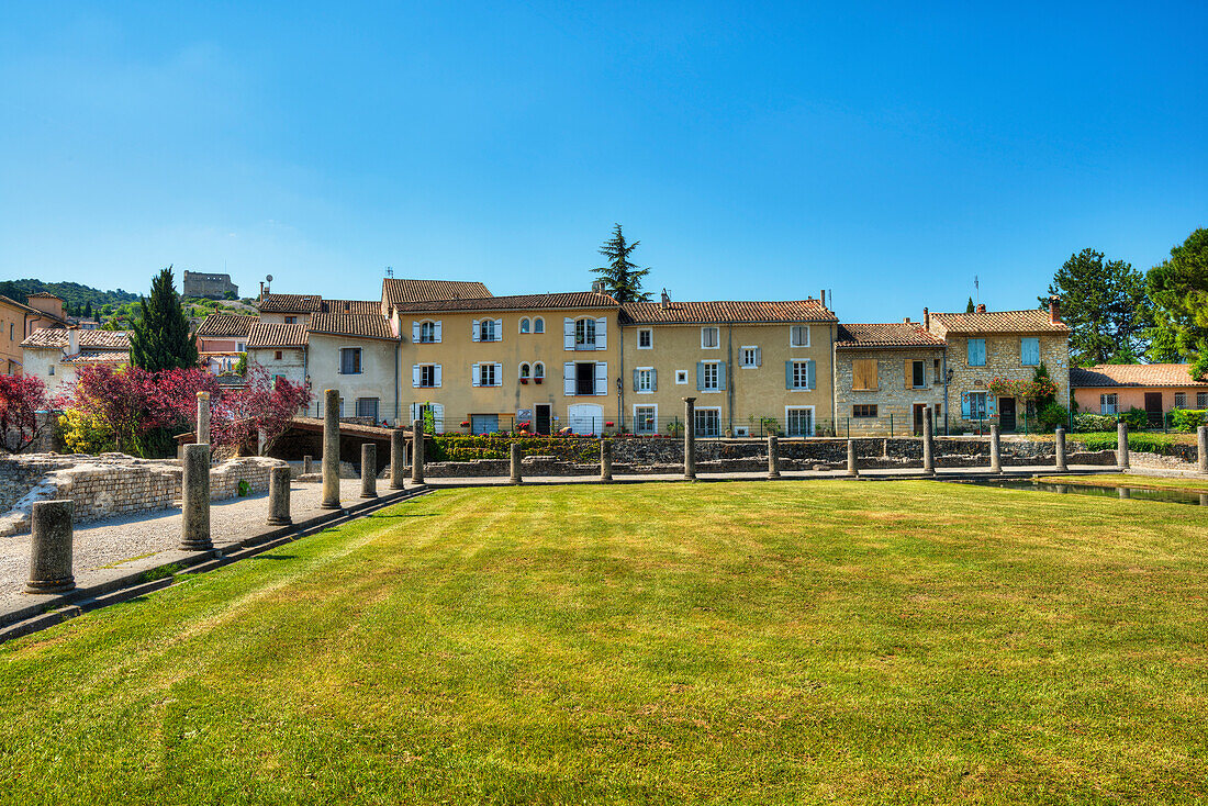 Römische Ausgrabungen, Vaison-la-Romaine, Vaucluse, Provence-Alpes-Cotes d'Azur, Frankreich