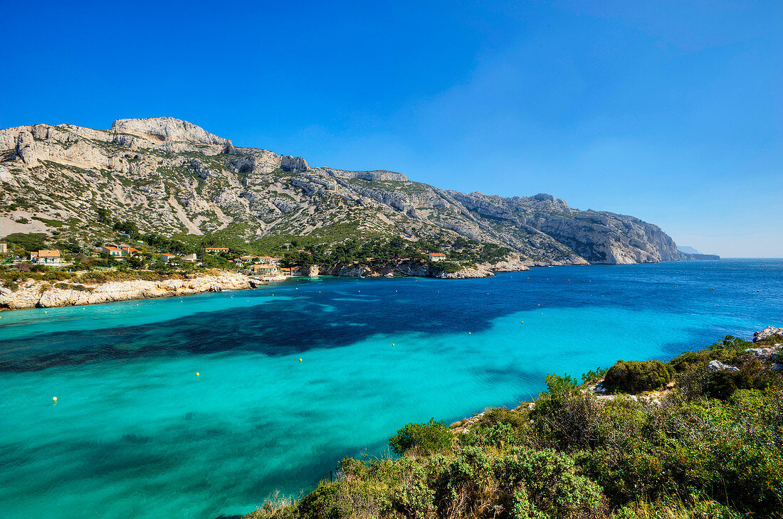 Calanque Sormiou, Marseille, Provence-Alpes-Côte d'Azur, Frankreich