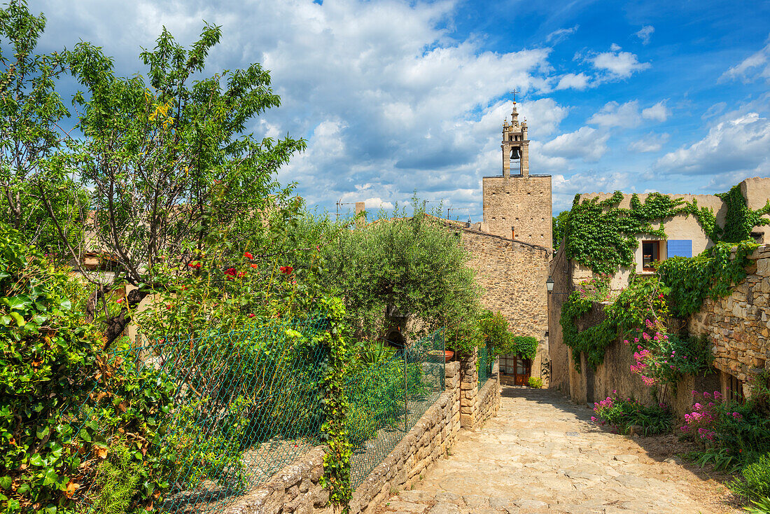 Glockenturm, Cucuron, Vaucluse, Provence-Alpes-Côte d'Azur, Frankreich