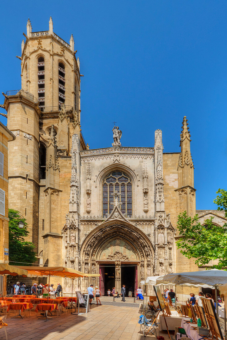 Kathedrale Saint-Sauveur, Aix-en-Provence, Bouches-du-Rhone, Provence-Alpes-Côte d'Azur, Frankreich