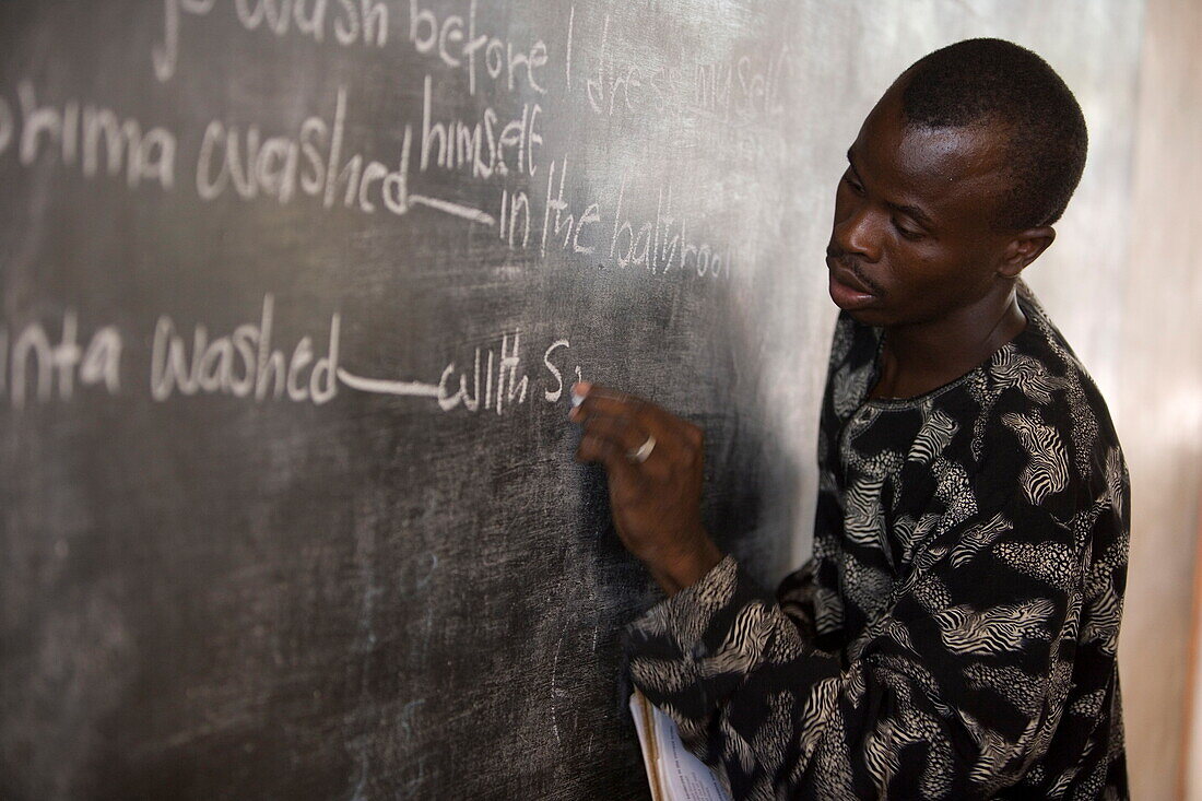 Teacher Musa Manjang, Balaba Primary School, The Gambia, West Africa, Africa