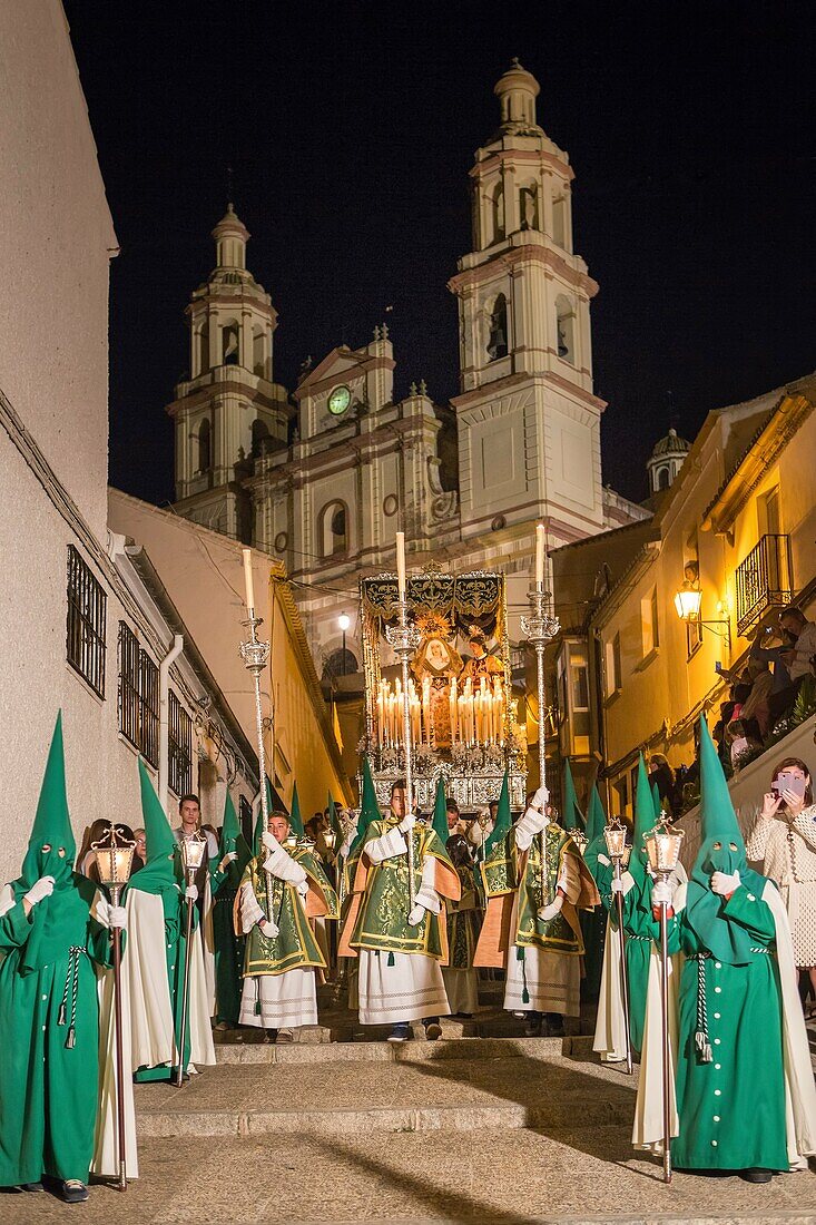 Spain , Andalucia Region, Cadiz Province, Olvera City, Holly Thursday Parade.