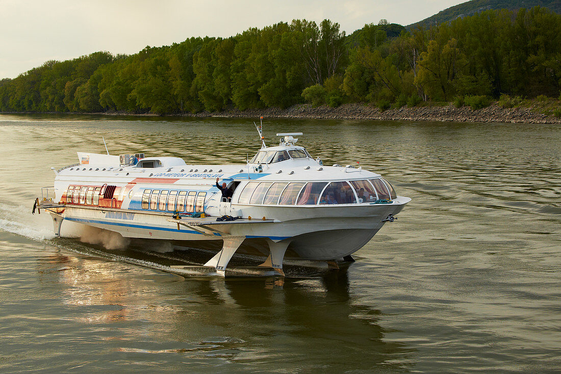 Hydrofoil near Devin , River Danube , Slovakia , Europe