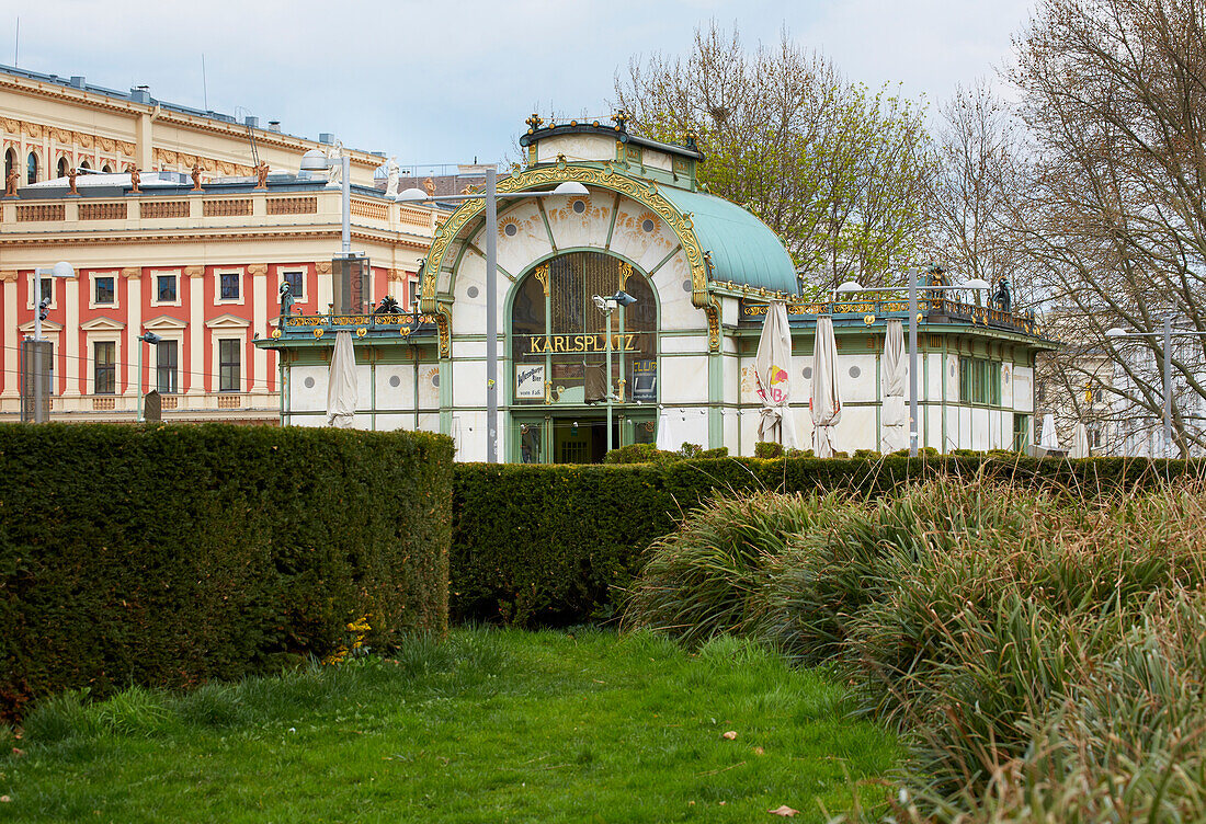 Otto Wagner Pavillon , Donau , Bundesland Wien , Österreich , Europa