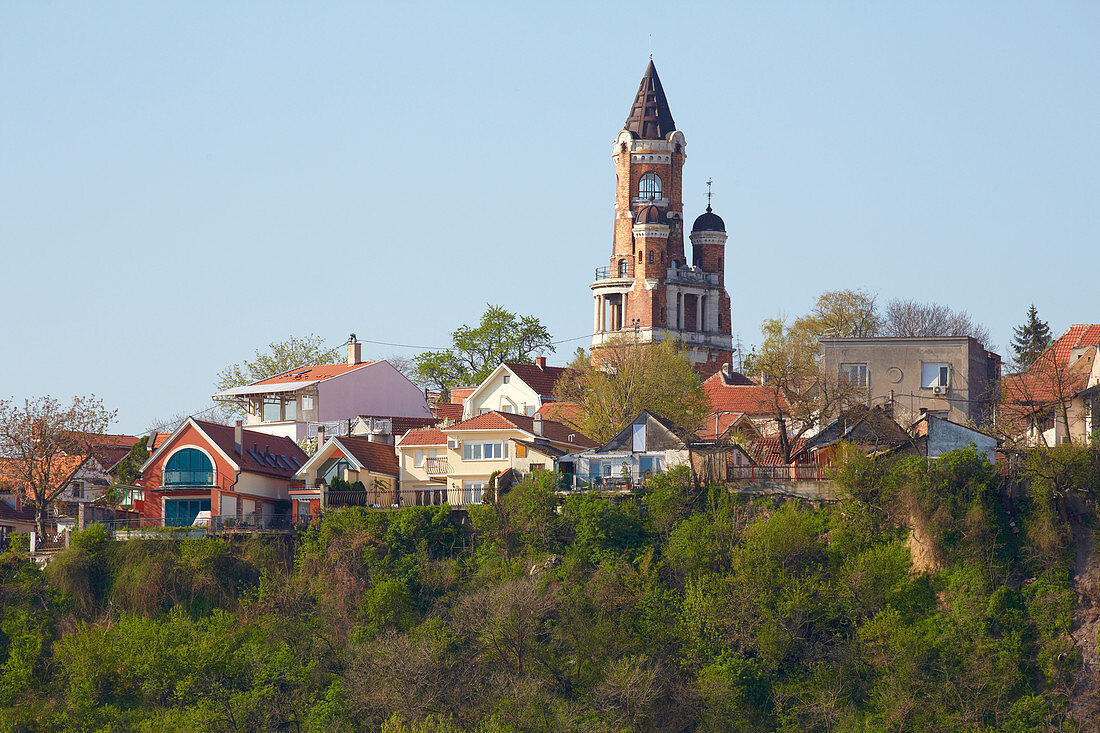 Blick auf Zemun , Belgrad , Donau , Serbien , Europa