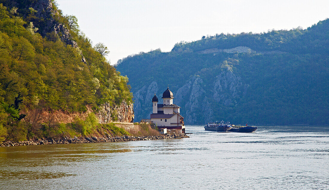 Kloster Mraconia , Katarakten , Oberer Kazan , Donau , Serbien , Rumänien , Europa