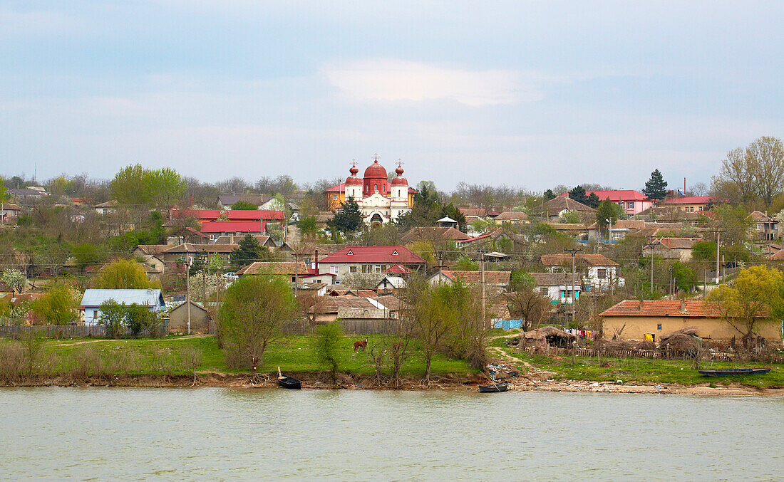 View at Topalu , River Danube , Romania , Europe