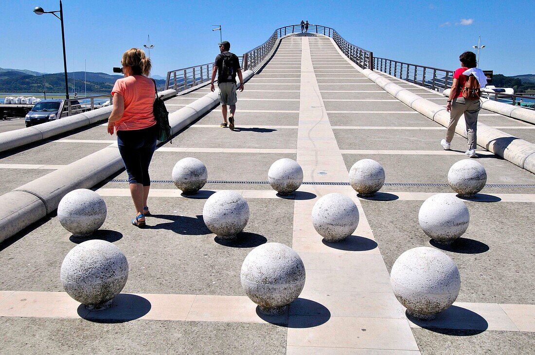 Mirador de las Marismas building, port of Santoña, Cantabria, Spain.