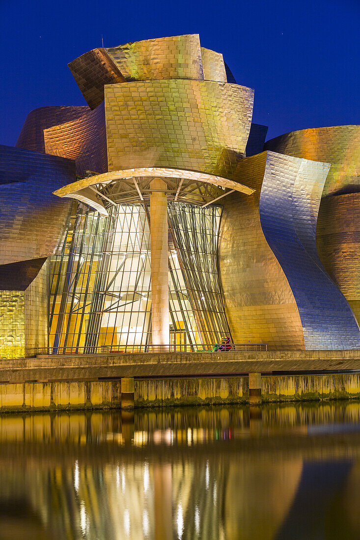 Gugghenheim museum, Bilbao, The Basque Country, Spain, Europe.