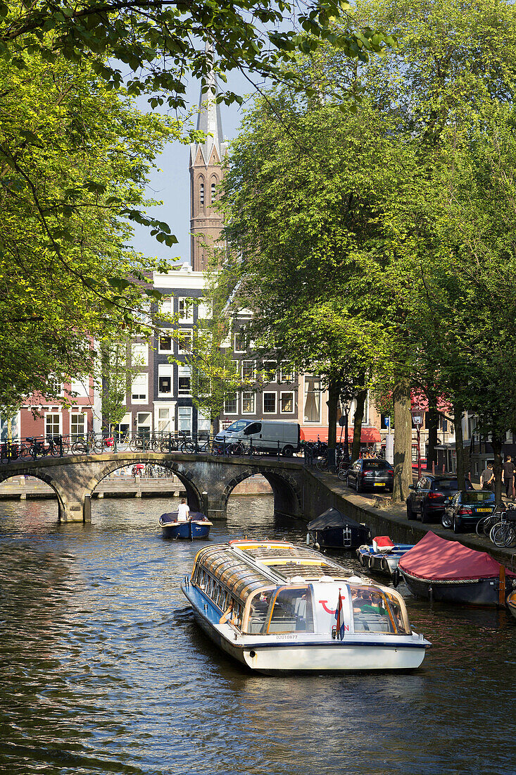 Netherlands. Amsterdam. Channel of Amsterdam.