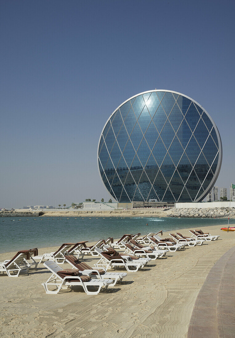 Aldar HQ circular building in Abu Dhabi, UAE