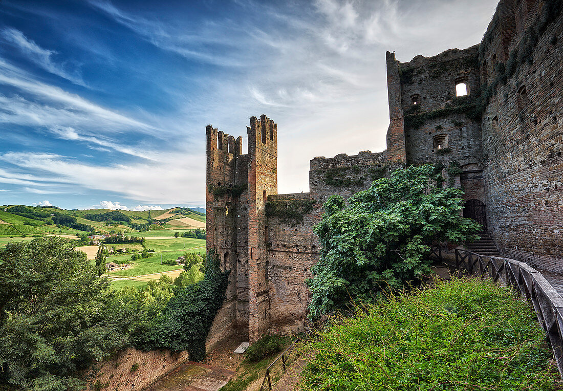 Castell Arquato, Piacenza, Emilia Romagna, Italy.