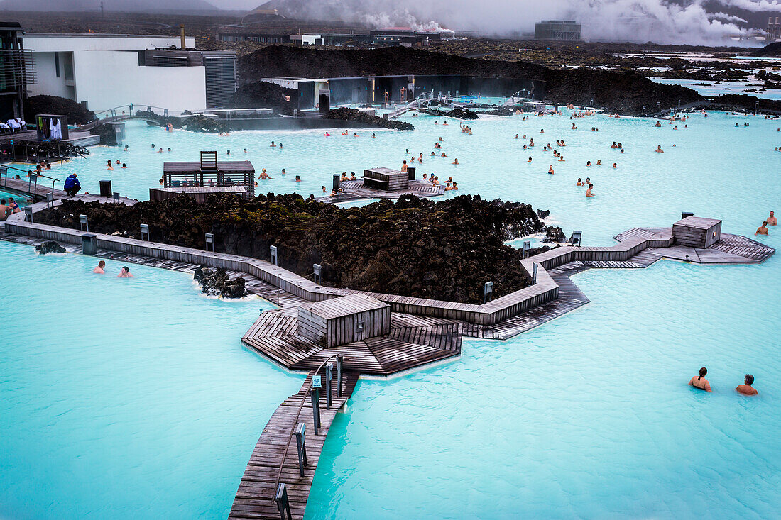 The Blue Lagoon, Iceland, beautiful geothermal area near Reykjavik