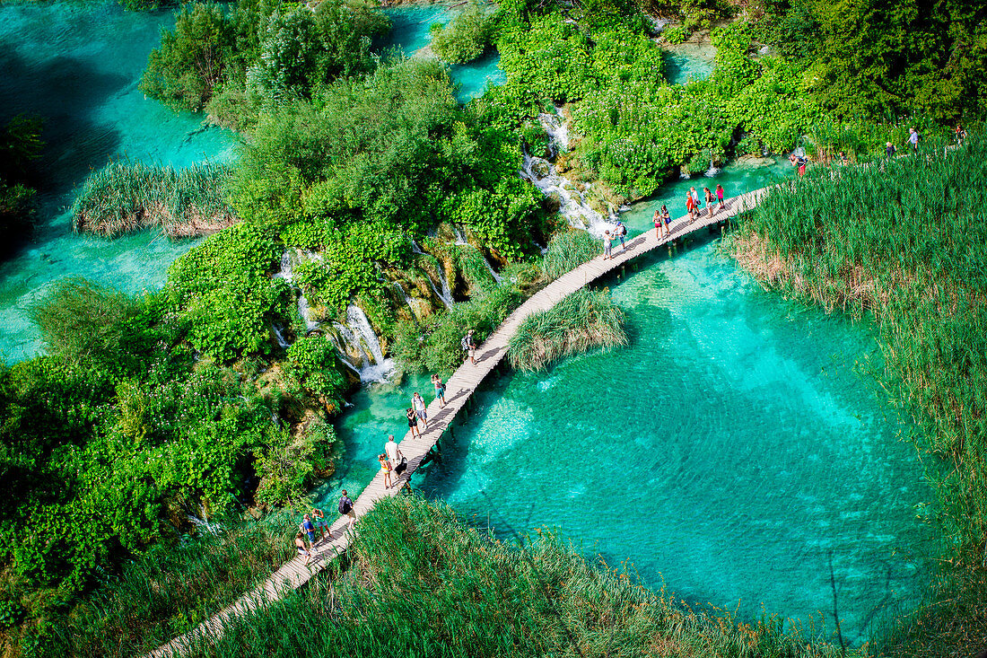 Plitvice Lakes National Park, Croatia, Europe.