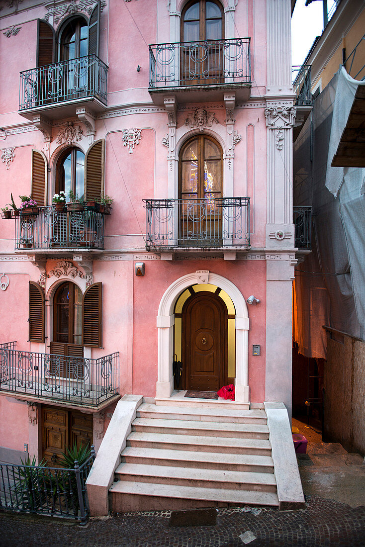 a well restored house in the historice centre of Pratola