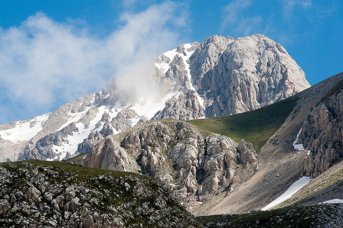 Der Corno Grande ist der höchste Berg im Gran Sasso Nationalpark