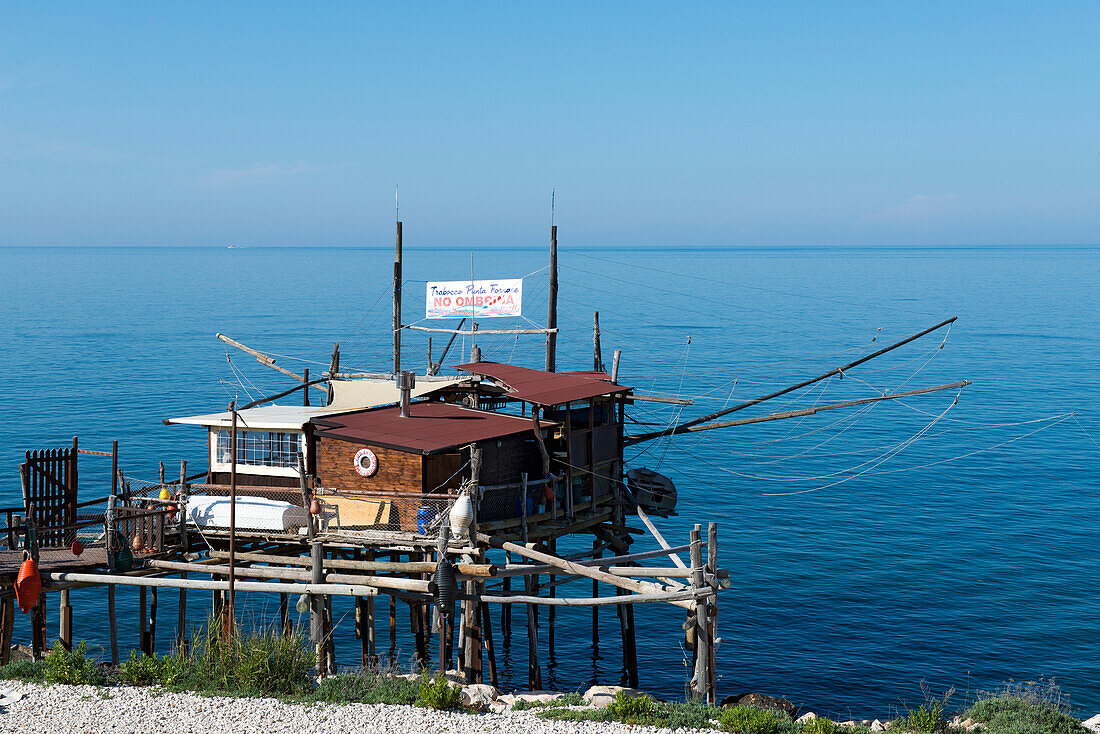 Trabocco near St. Vito on the Adriatic Coast