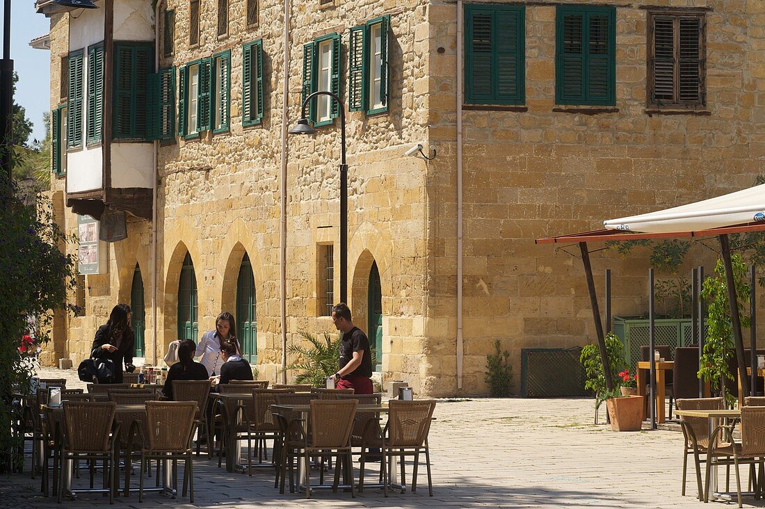 Restaurant Sabor on a square next to Selimiye Camii Lefkosa, Nicosia, North Cyprus
