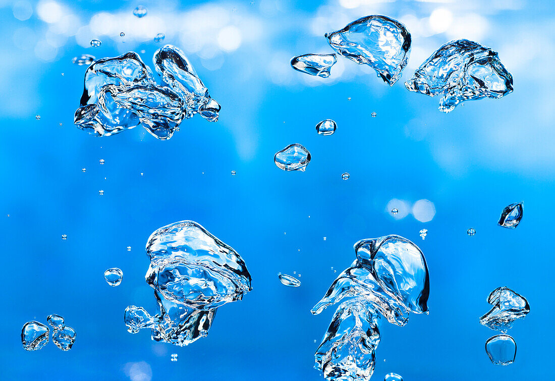 Wasserblasen, sprudelndes Wasser, Wasser