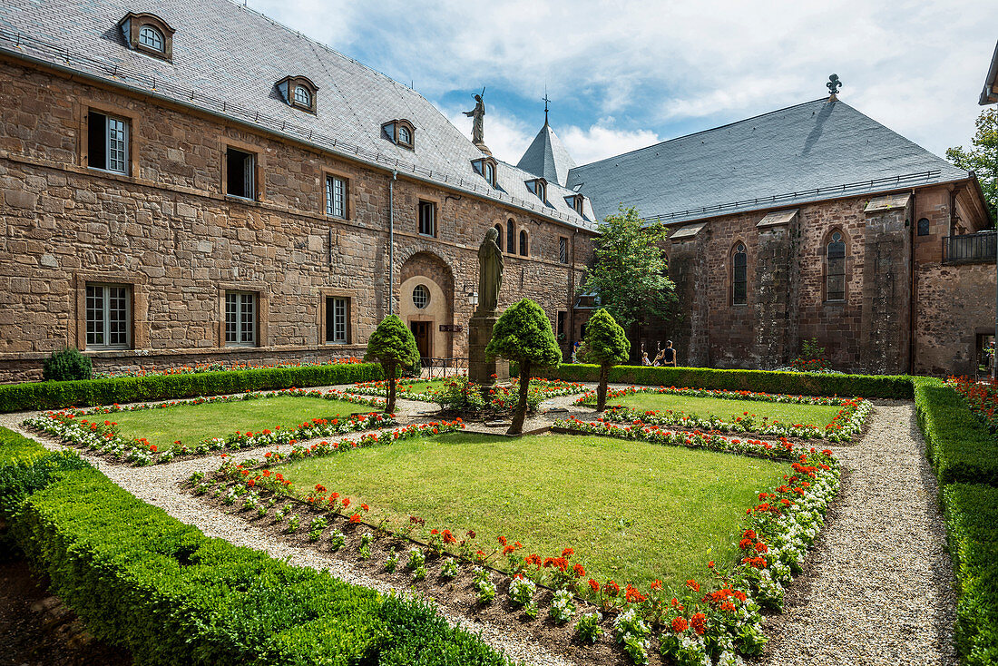 Kloster Mont Sainte-Odile, Ottrott, Département Bas-Rhin, Elsass, Frankreich