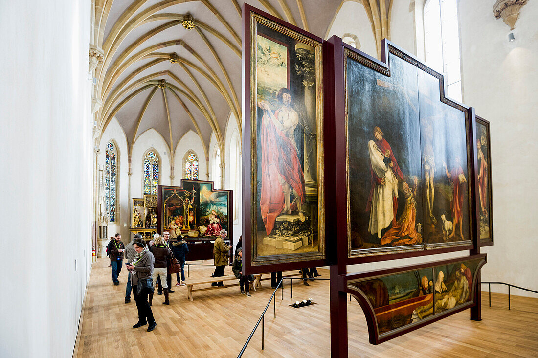 Isenheim altarpiece by Matthias Grünewald, Unterlinden museum, Rue d'Unterlinden, Colmar, Alsace, France