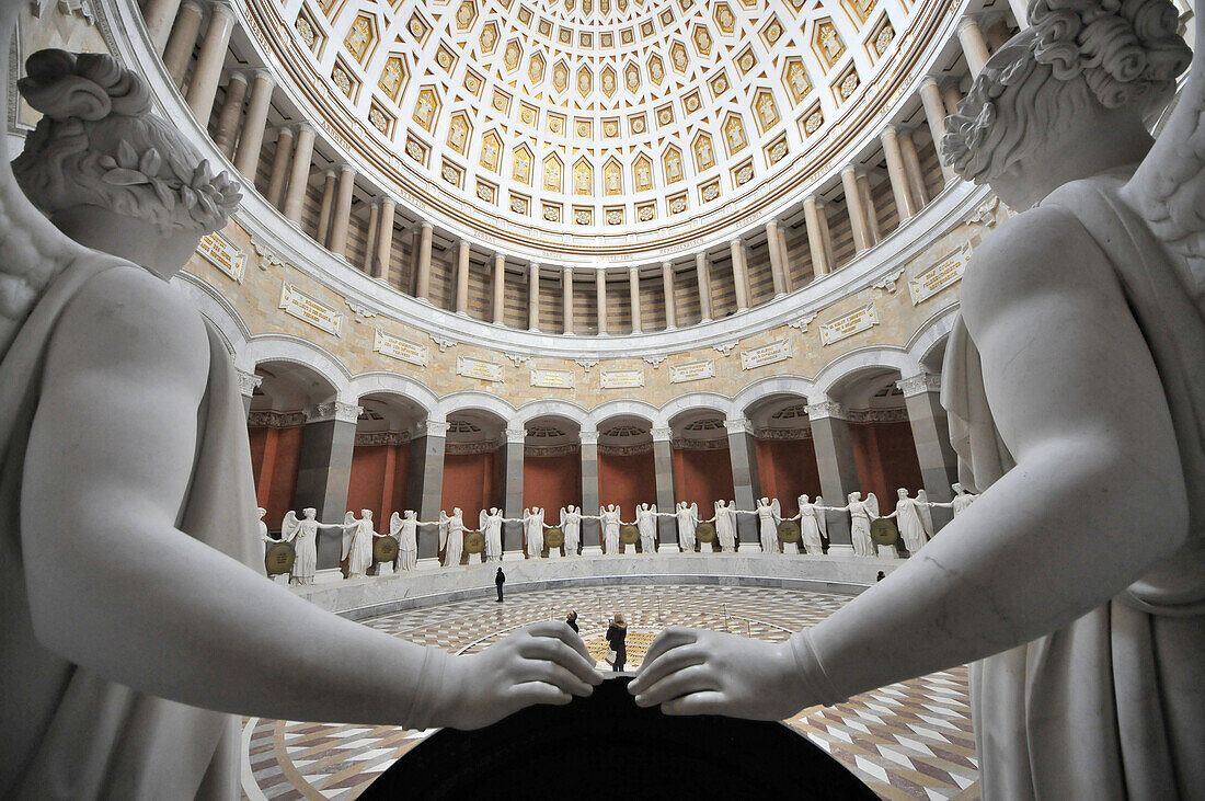 in der Befreiungshalle über Kelheim an der Donau, bei Regensburg, Ost-Bayern, Deutschland