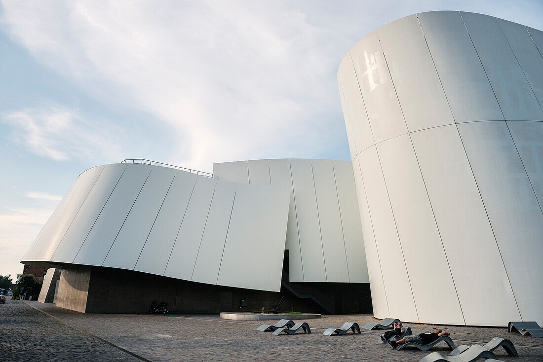 Deutsches Meeresmuseum Ozeaneum, Behnisch Architekten, UNESCO Hansestadt Stralsund, Mecklenburg-Vorpommern, Deutschland