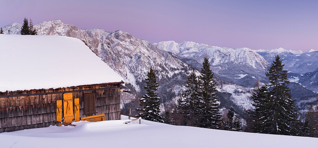 Berghütte, Trisselwand vom Loser, Altausseerland, Salzkammergut, Steiermark, Österreich