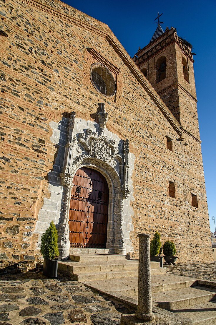 St. Martin Church. Almonaster la Real. Huelva. Spain.