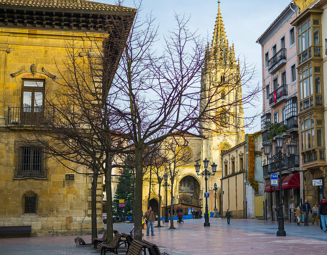 Cathedral. Oviedo, Asturias, Spain, Europe.
