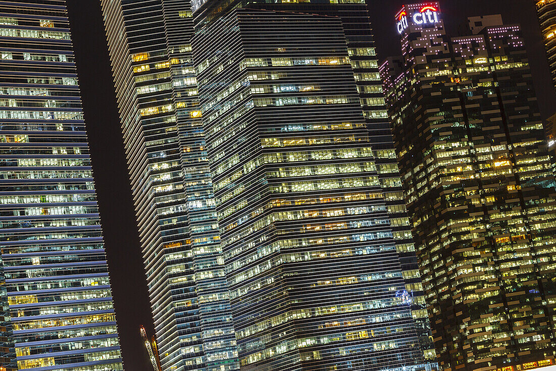 Skyscrapers. Singapore, Asia.