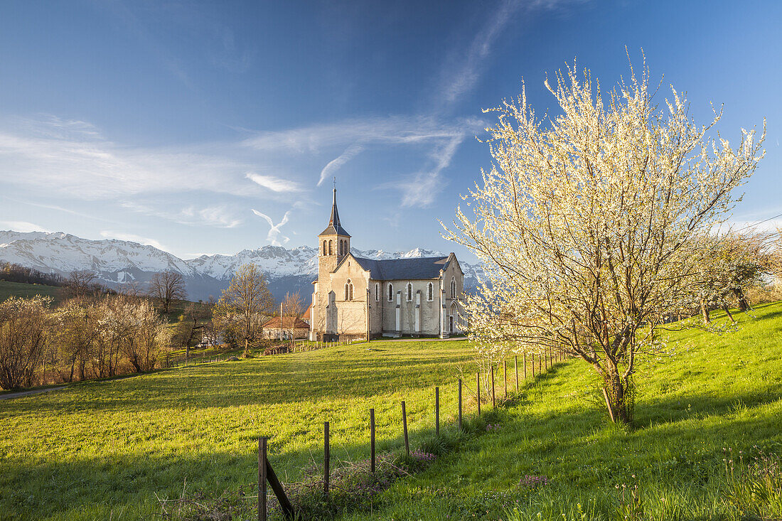Church of Saint Bernard, Natural Park of Le Chartreuse, Isère, Rhône-Alpes, France.