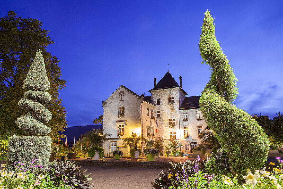 Place Maurice Mollard in Aix Les Bains, Savoie, Rhône-Alpes, France.