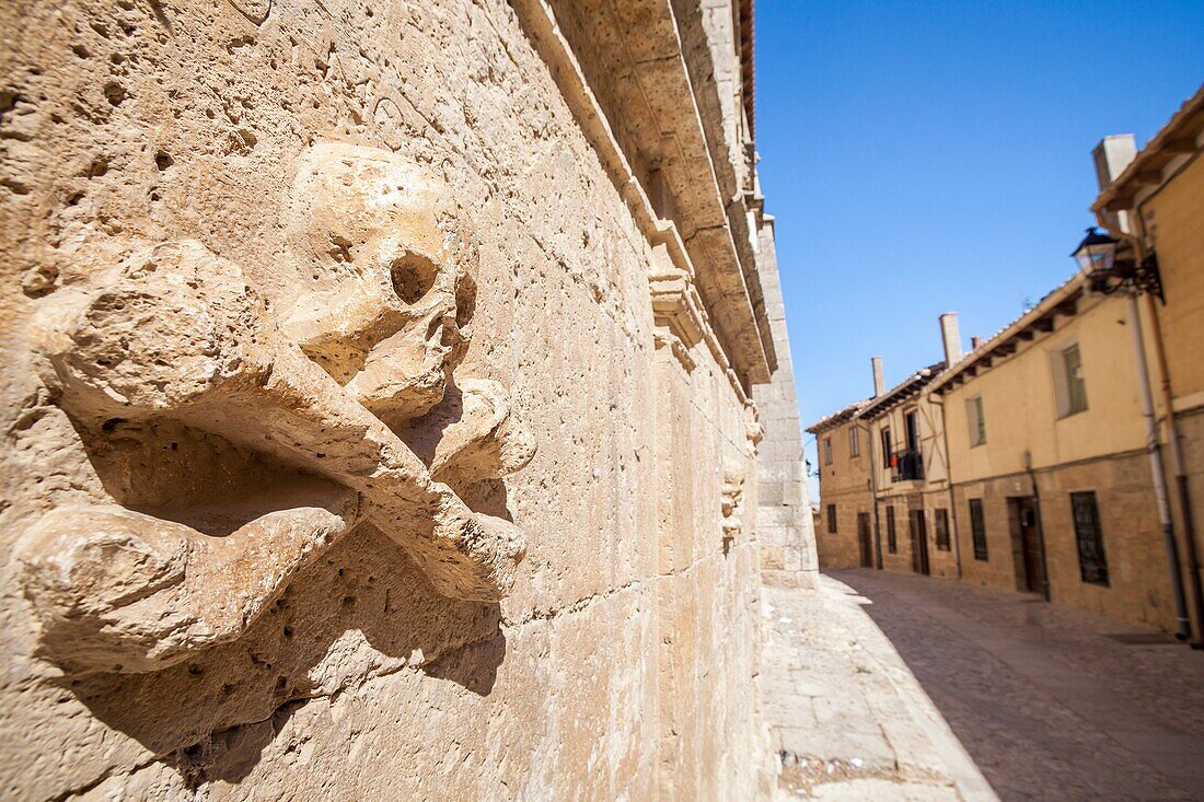 Santo Domingo church in Castrojeriz, Way of St. James, Burgos, Spain.