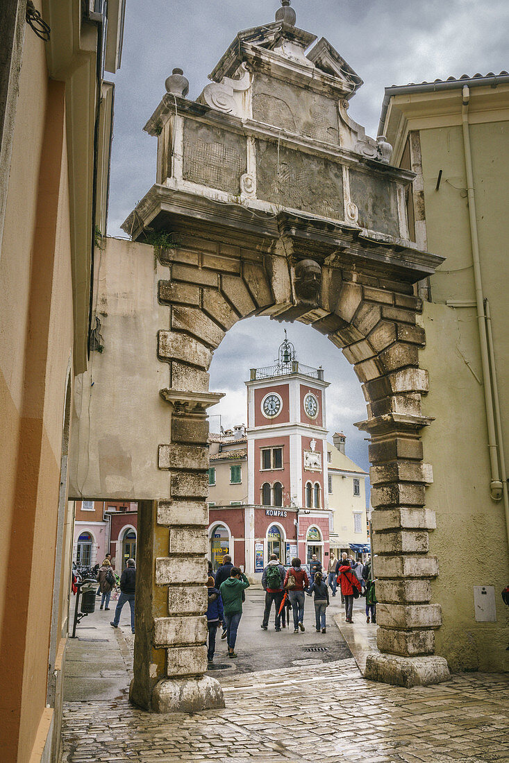 L'Arco dei Balbi, Rovinj, Halbinsel Istrien, Kroatien