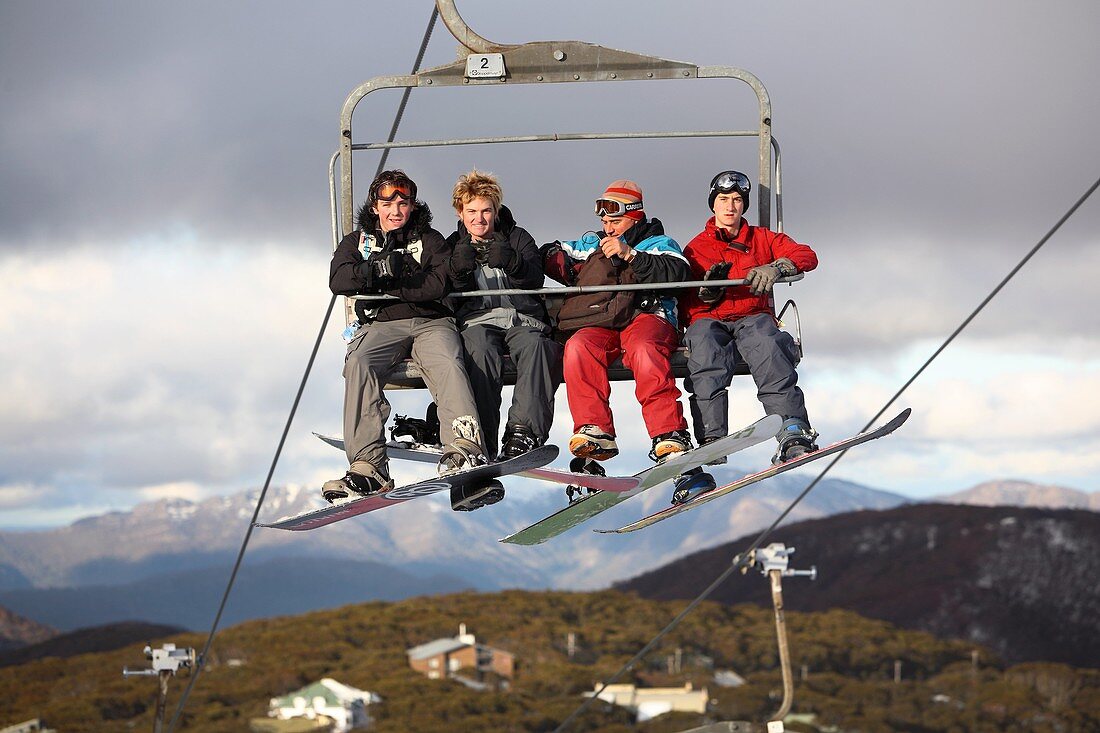 Mt Buller ski resort. Victorian Alps, Australia.