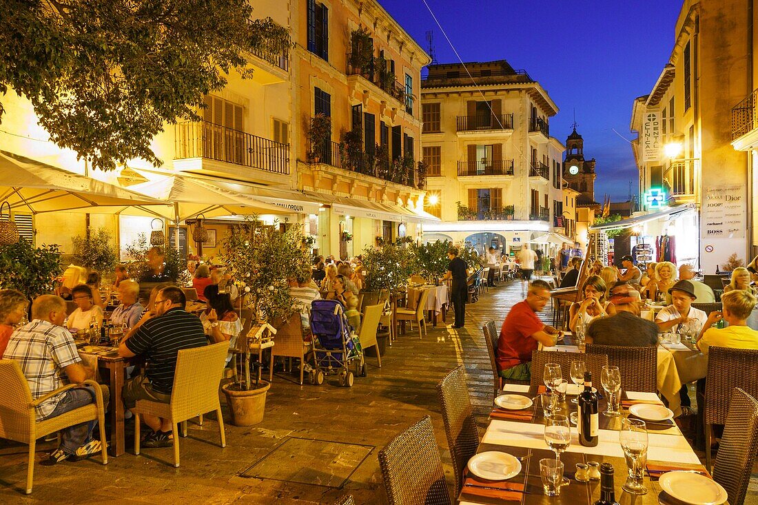restaurantes del centro, Alcudia,islas baleares, Spain.