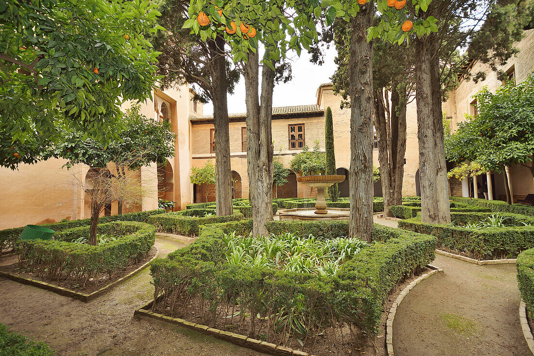 Daraxa garden. La Alhambra, Granada, Spain