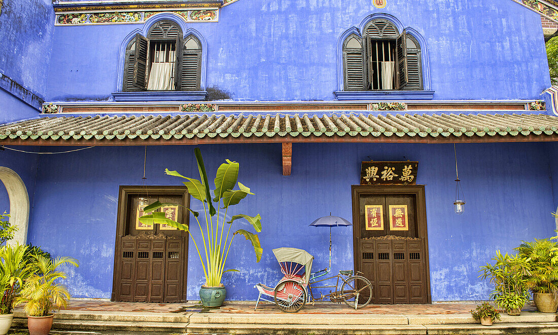 The Cheong Fatt Tze mansion in the UNESCO World Heritage zone of Georgetown in Penang, Malaysia.