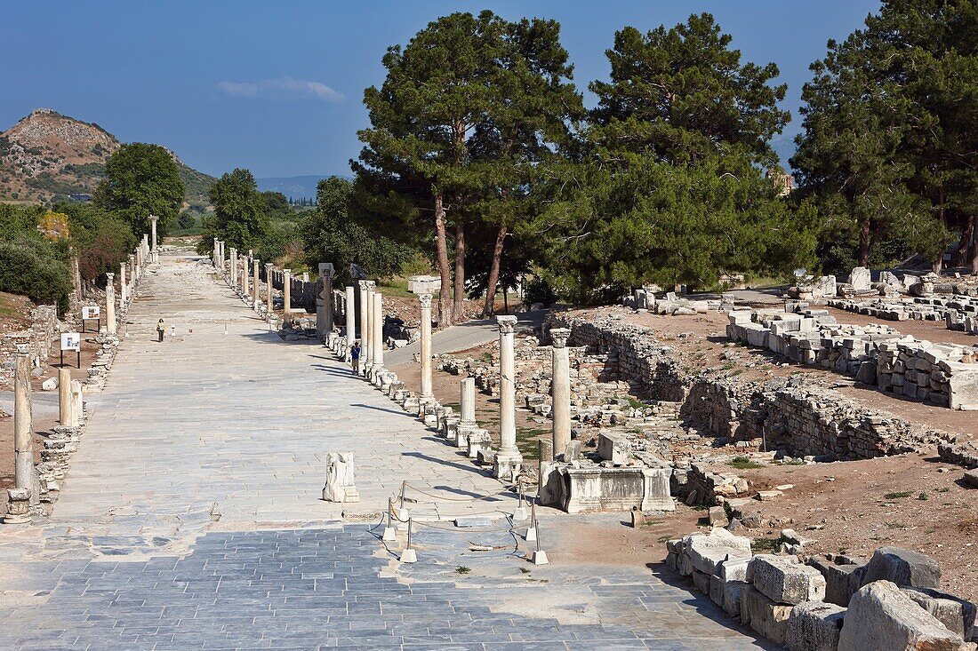 The Arcadiane street. Ephesus Archaeological Site, Izmir province, Turkey.