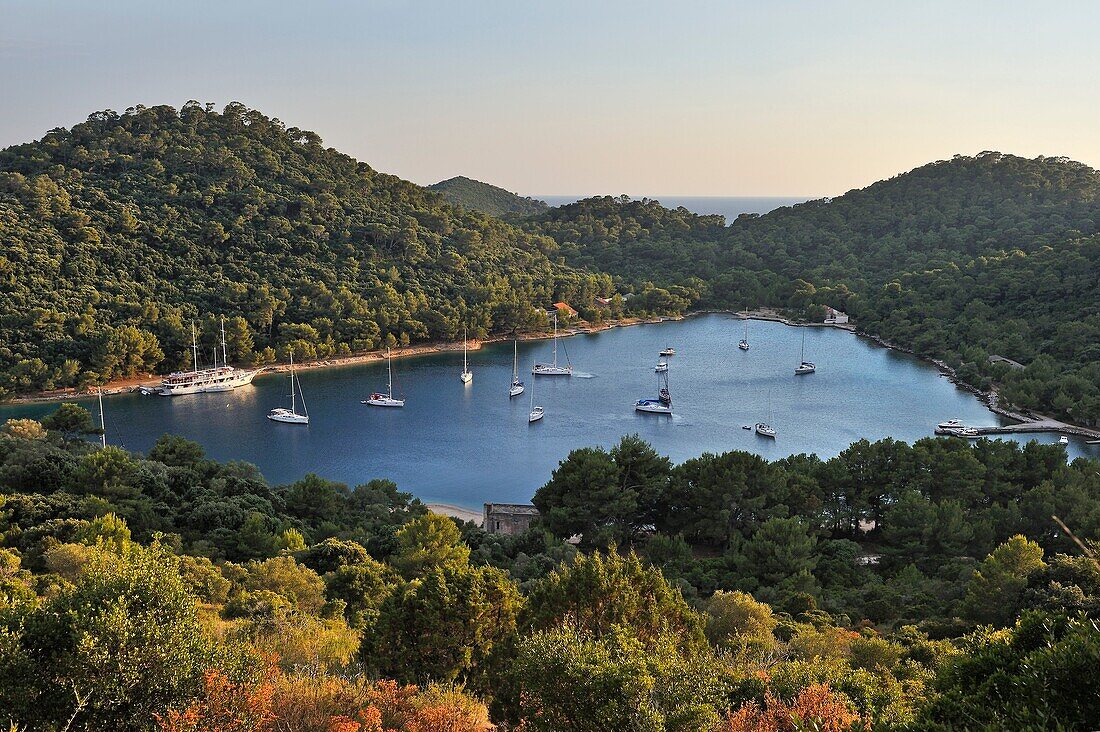 Jurjeva Luka Bucht, Pasadur, Insel Lastovo, Kroatien, Südosteuropa.