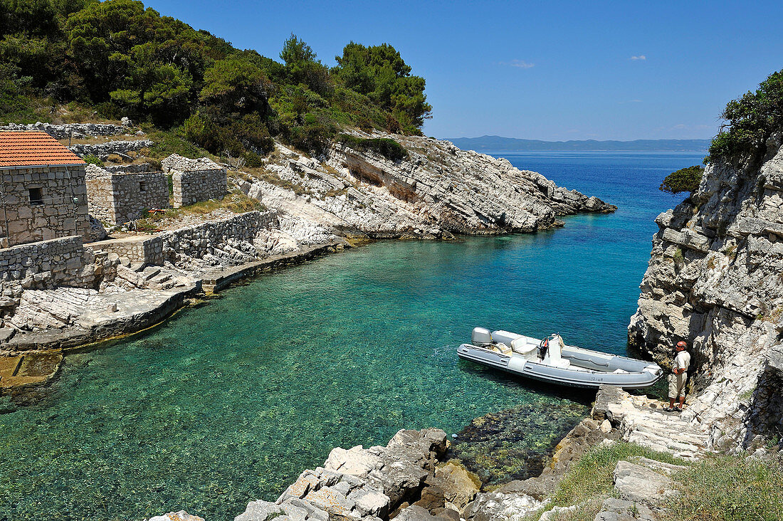 Zace-Bucht, Insel Lastovo, Kroatien, Südosteuropa.