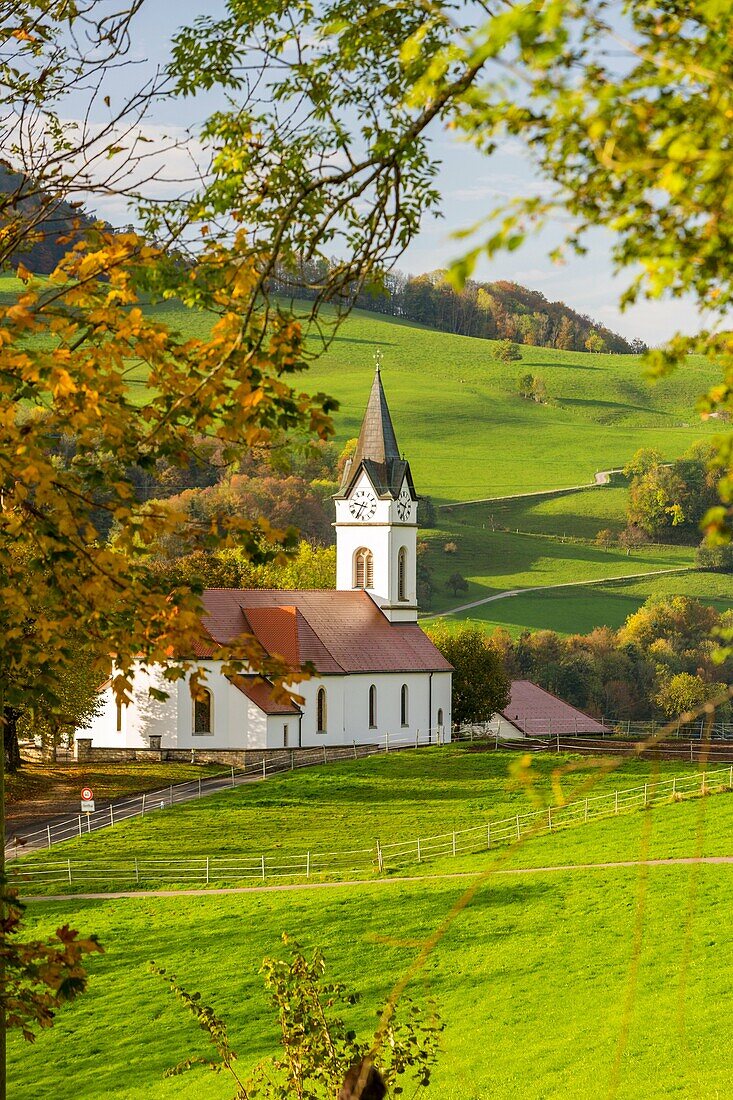 Ifenthal Church, Kanton Solothurn, Switzerland.