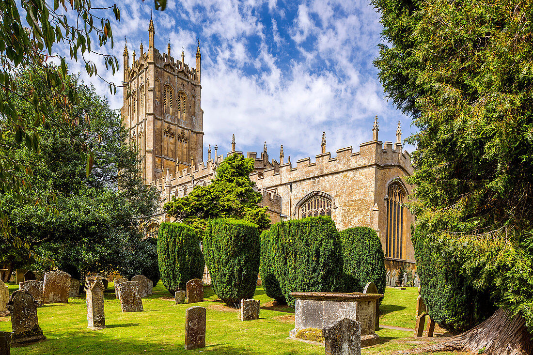 Saint James Church at Chipping Campden, Cotswolds, Gloucestershire, England, United Kingdom, Europe.