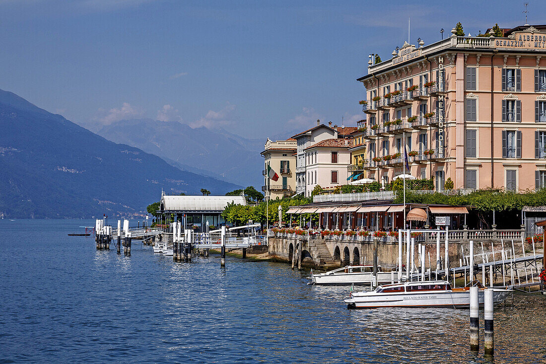 Lakeside Hotels, Bellagio, Lake Como, Italy.