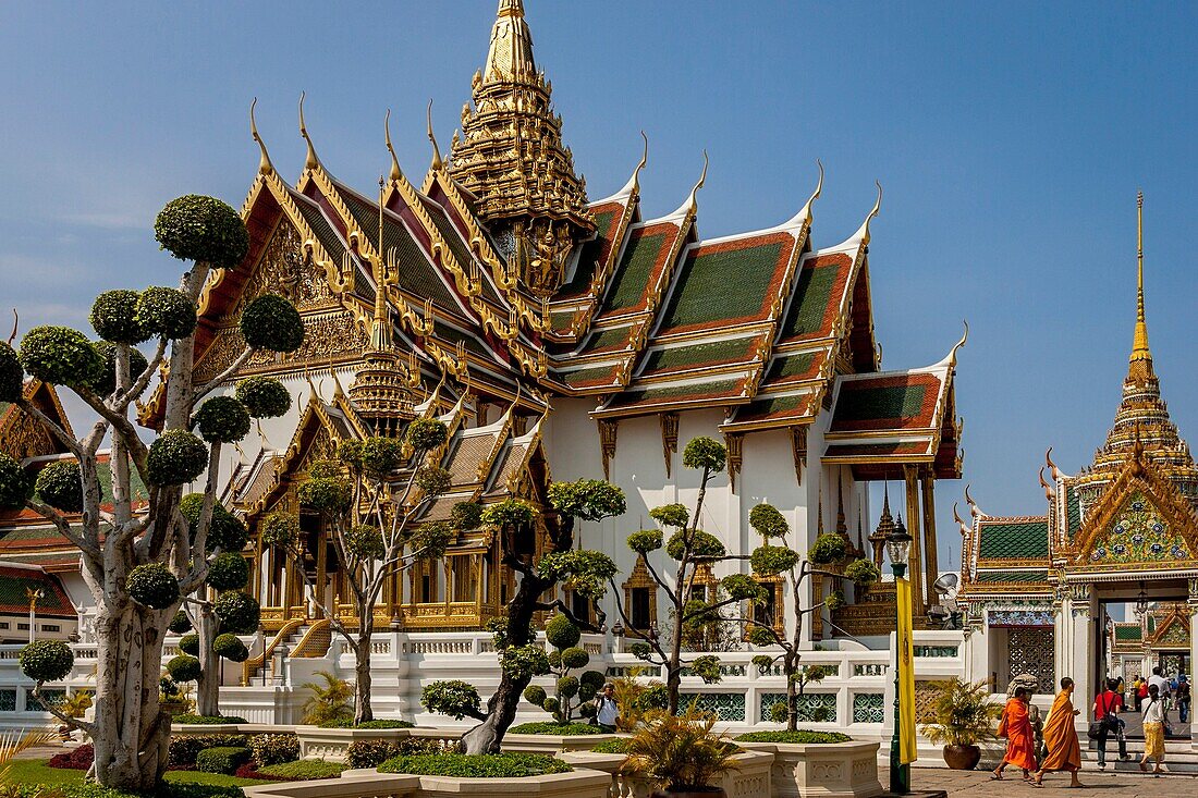 The Grand Palace Complex, Bangkok, Thailand.